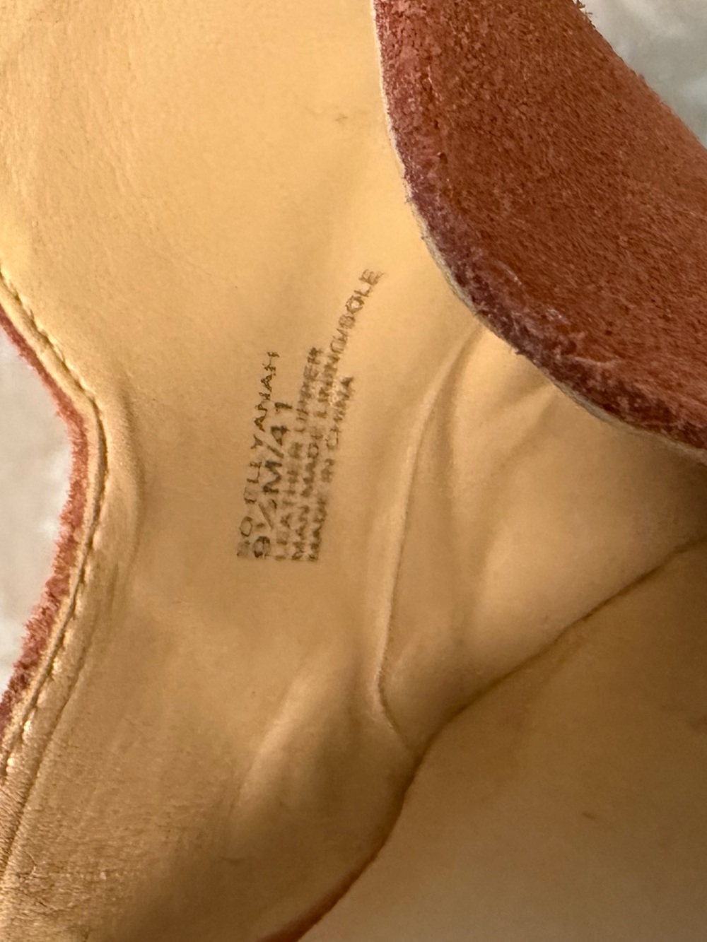 Sole Society Suede Pointed-Toe Mules, Coral, Size 9.5 - Picture 7 of 12